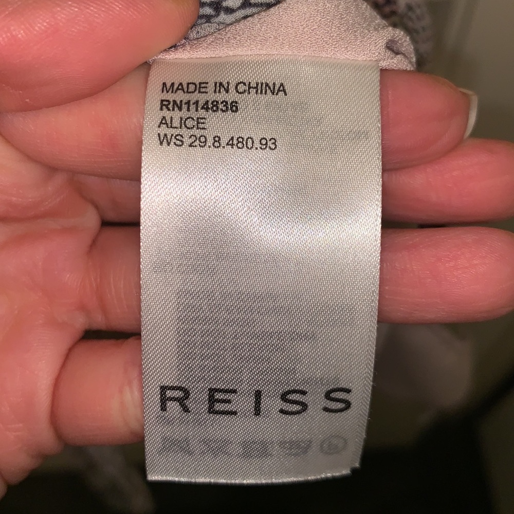 Reiss Multicolor Patterned Mini Dress - Picture 10 of 14
